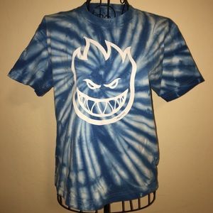 Spitfire Blue Tie-Dye T-Shirt